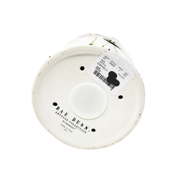 RAE DUNN floral watercolor NEST cylindrical birdhouse NWT - Picture 5 of 6